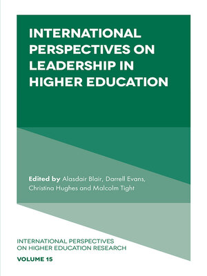 cover image of International Perspectives on Leadership in Higher Education, Volume 15